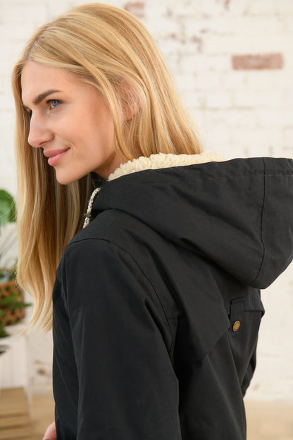 Abigail Coat - Black-Lighthouse