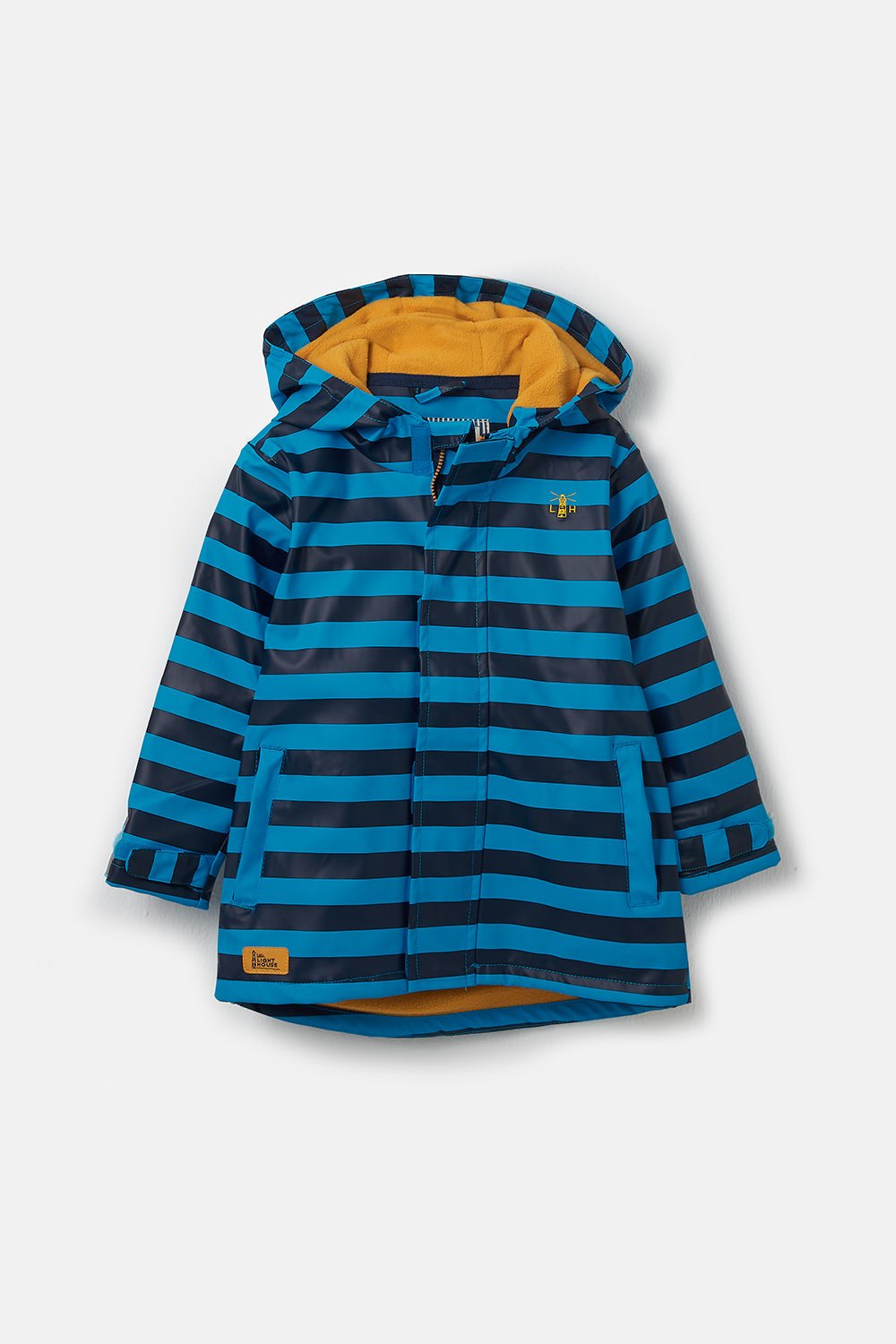 Adam Coat - Blue Eclipse Stripe - Lighthouse