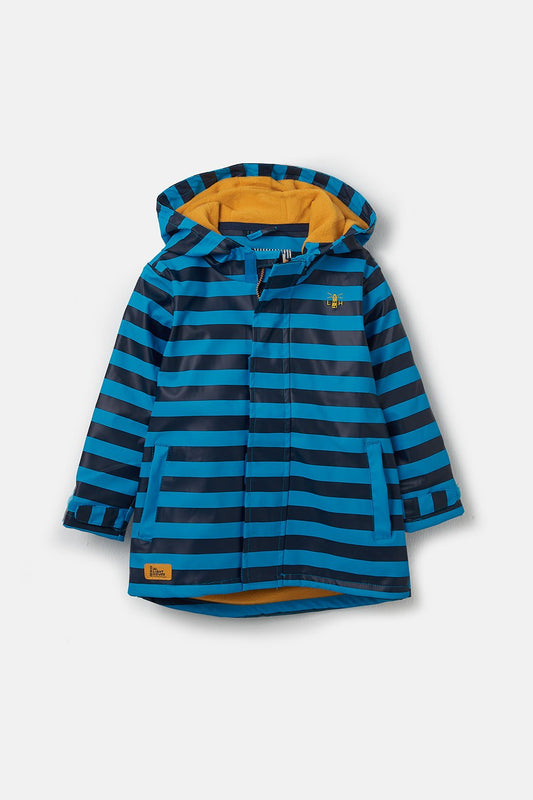 Adam Coat - Blue Eclipse Stripe - Lighthouse