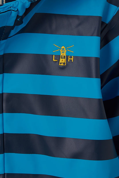 Adam Coat - Blue Eclipse Stripe - Lighthouse