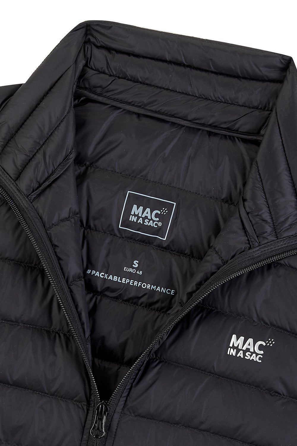 Alpine Mens Down Gilet - Jet Black-Mac in a Sac