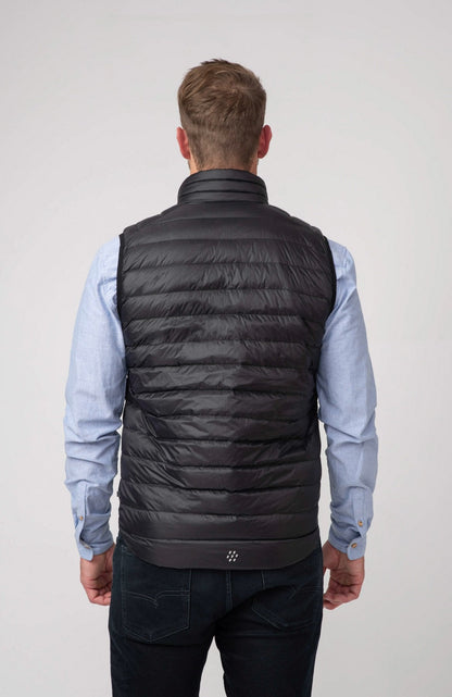 Alpine Mens Down Gilet - Jet Black-Mac in a Sac