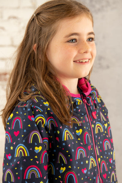 Amelia Coat - Rainbow Print - Lighthouse