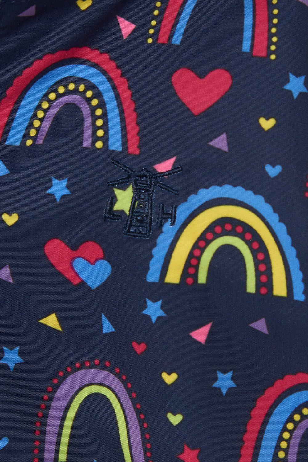 Amelia Coat - Rainbow Print - Lighthouse