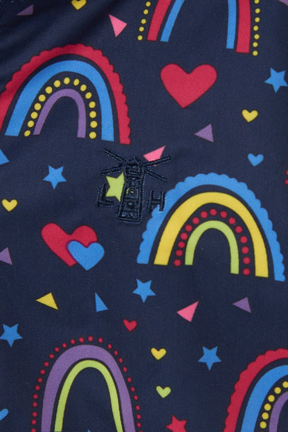 Amelia Coat - Rainbow Print - Lighthouse