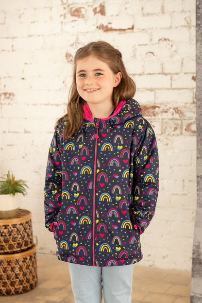 Amelia Coat - Rainbow Print - Lighthouse