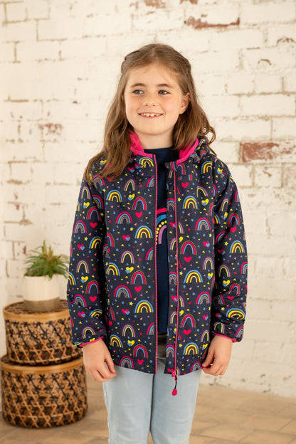 Amelia Coat - Rainbow Print - Lighthouse