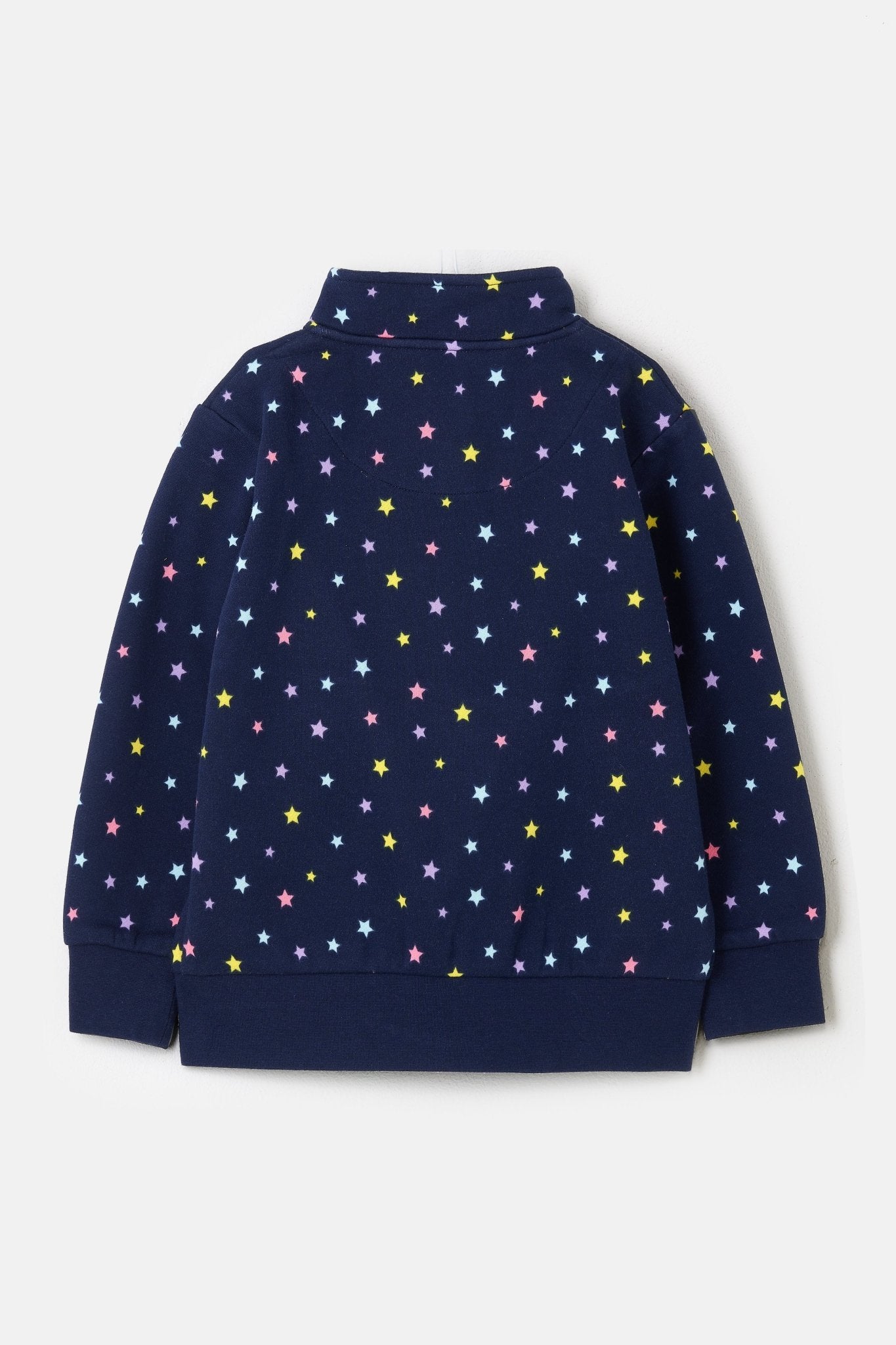 Ava Full Zip Top - Navy Star Print-Lighthouse