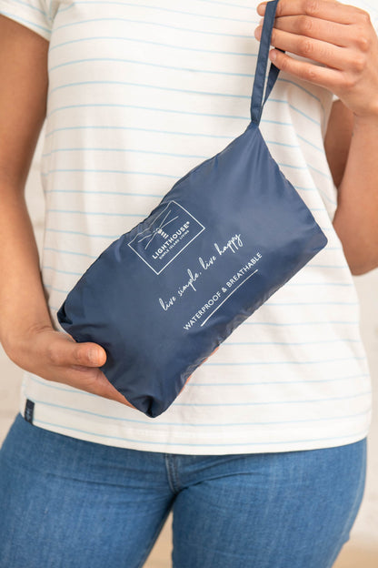 Cara Rain Parka - Navy-Lighthouse