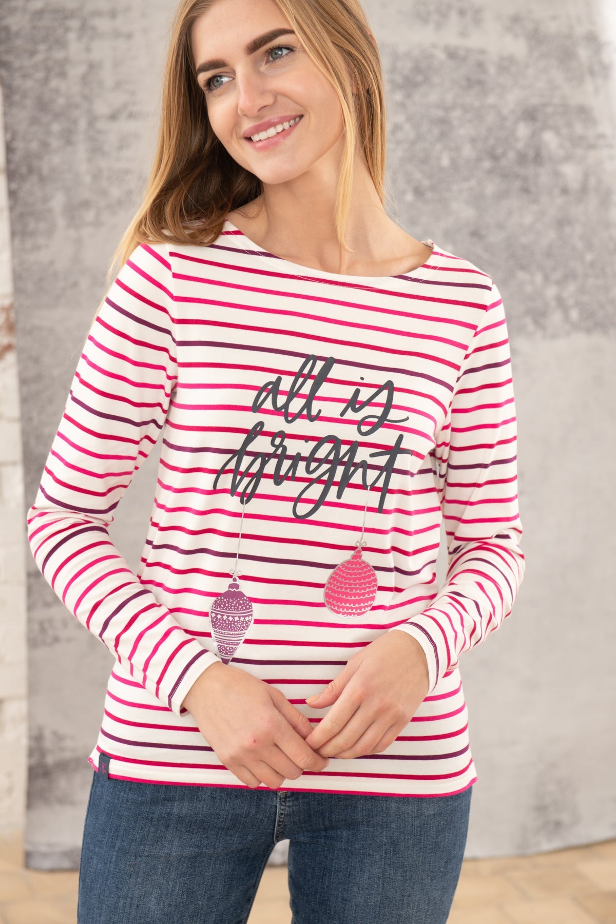 Causeway Breton Top - Christmas - Lighthouse