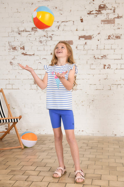 Causeway Swing Tee - Icecream Print-Lighthouse