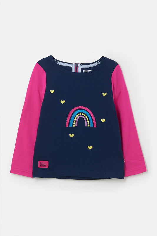 Causeway Top - Rainbow Appliqué - Lighthouse