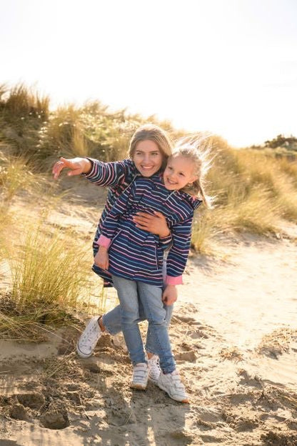 Charlotte Parka - Blue Pink Stripe-Lighthouse