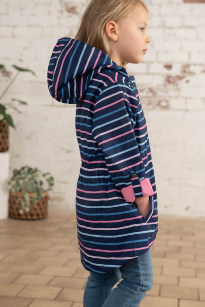 Charlotte Parka - Blue Pink Stripe-Lighthouse