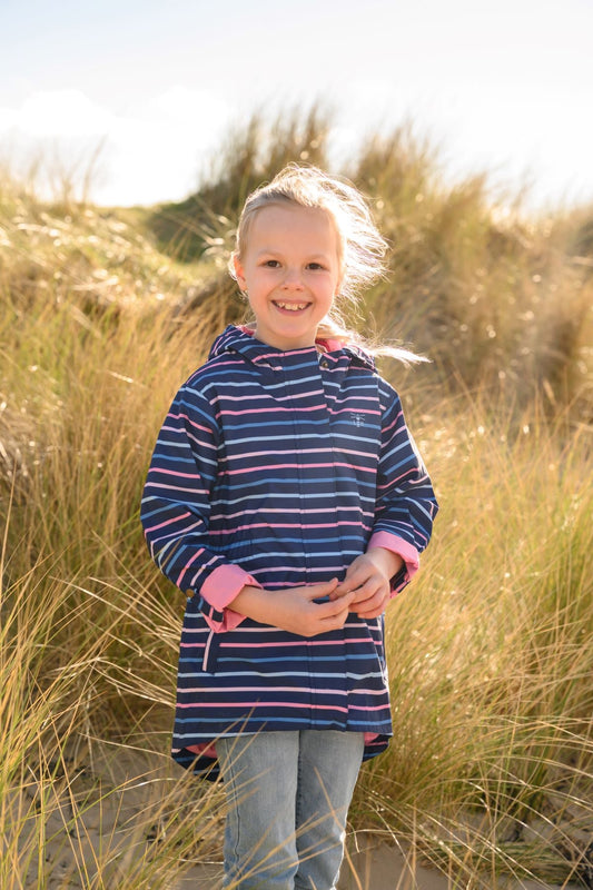 Charlotte Parka - Blue Pink Stripe-Lighthouse