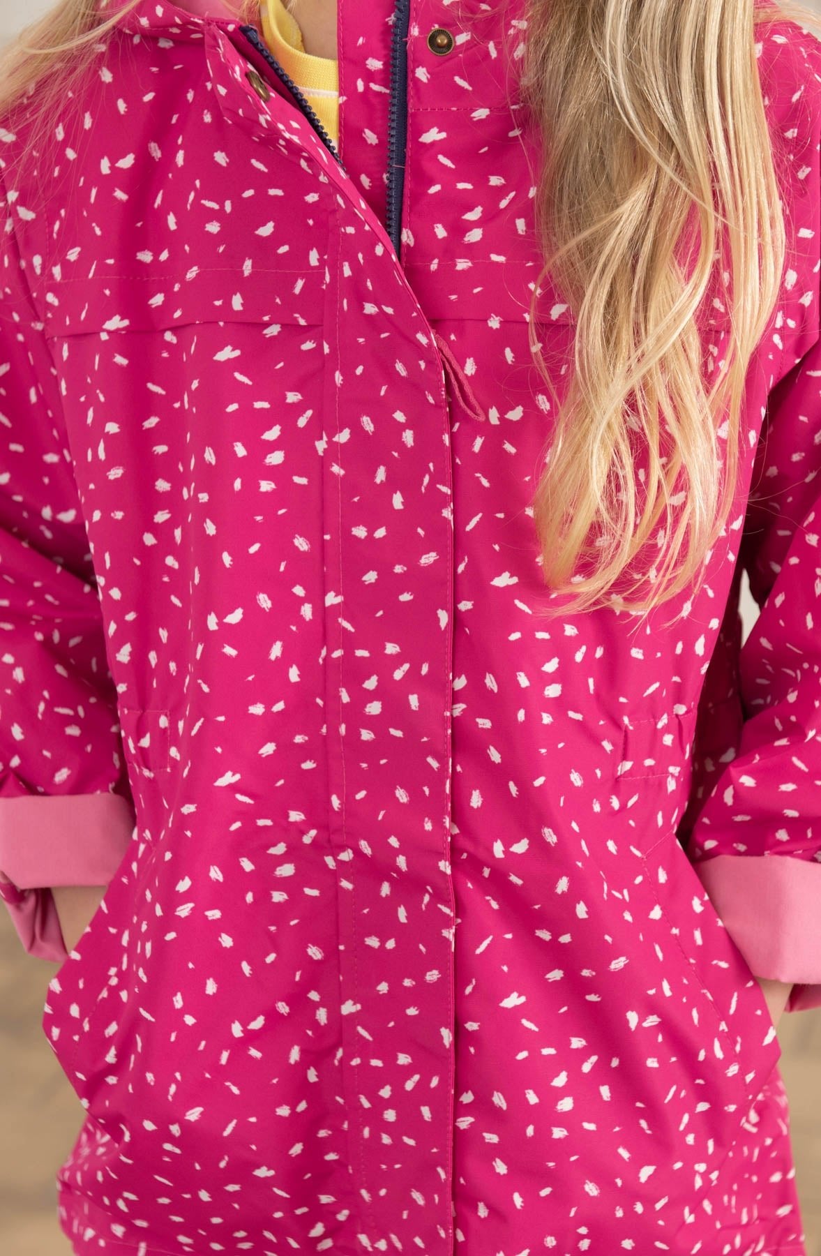 Charlotte Parka - Bright Pink Print-Lighthouse