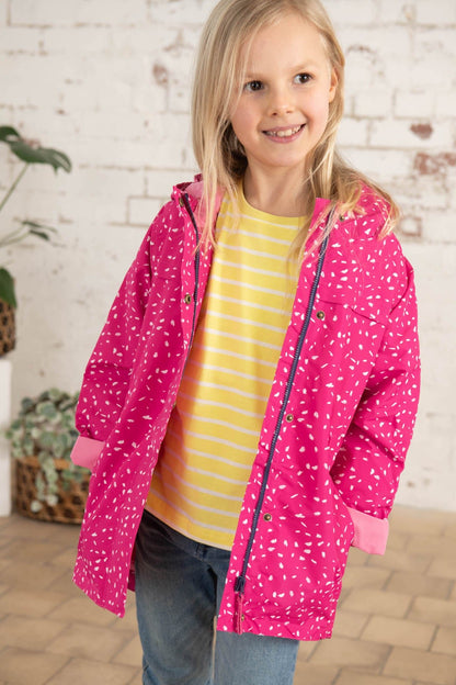 Charlotte Parka - Bright Pink Print-Lighthouse