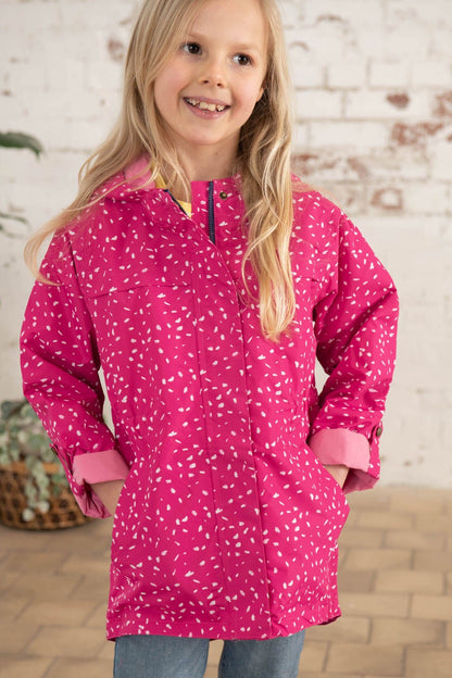 Charlotte Parka - Bright Pink Print-Lighthouse