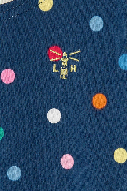 Ellie Dress - Dot Print - Lighthouse