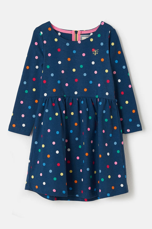 Ellie Dress - Dot Print - Lighthouse