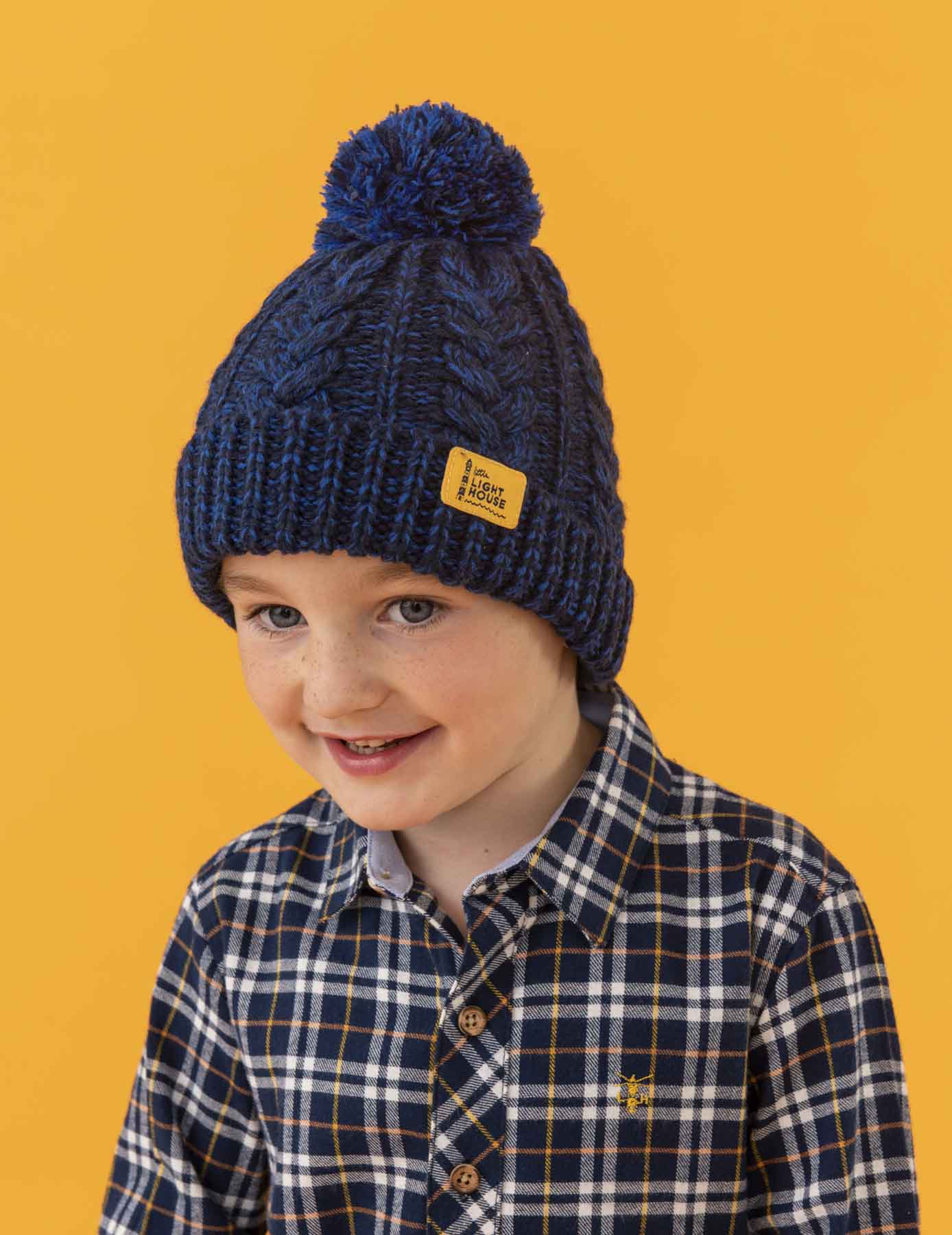 Elliot Shirt - Eclipse Check - Lighthouse