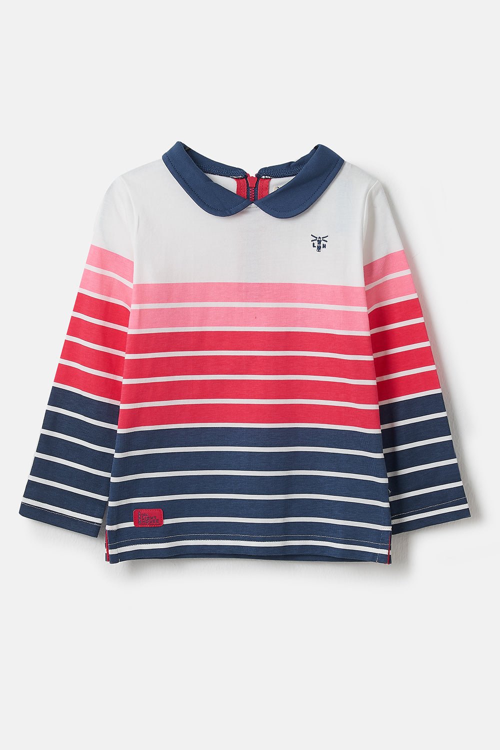 Emmie Top - Blue Pink Stripe - Lighthouse
