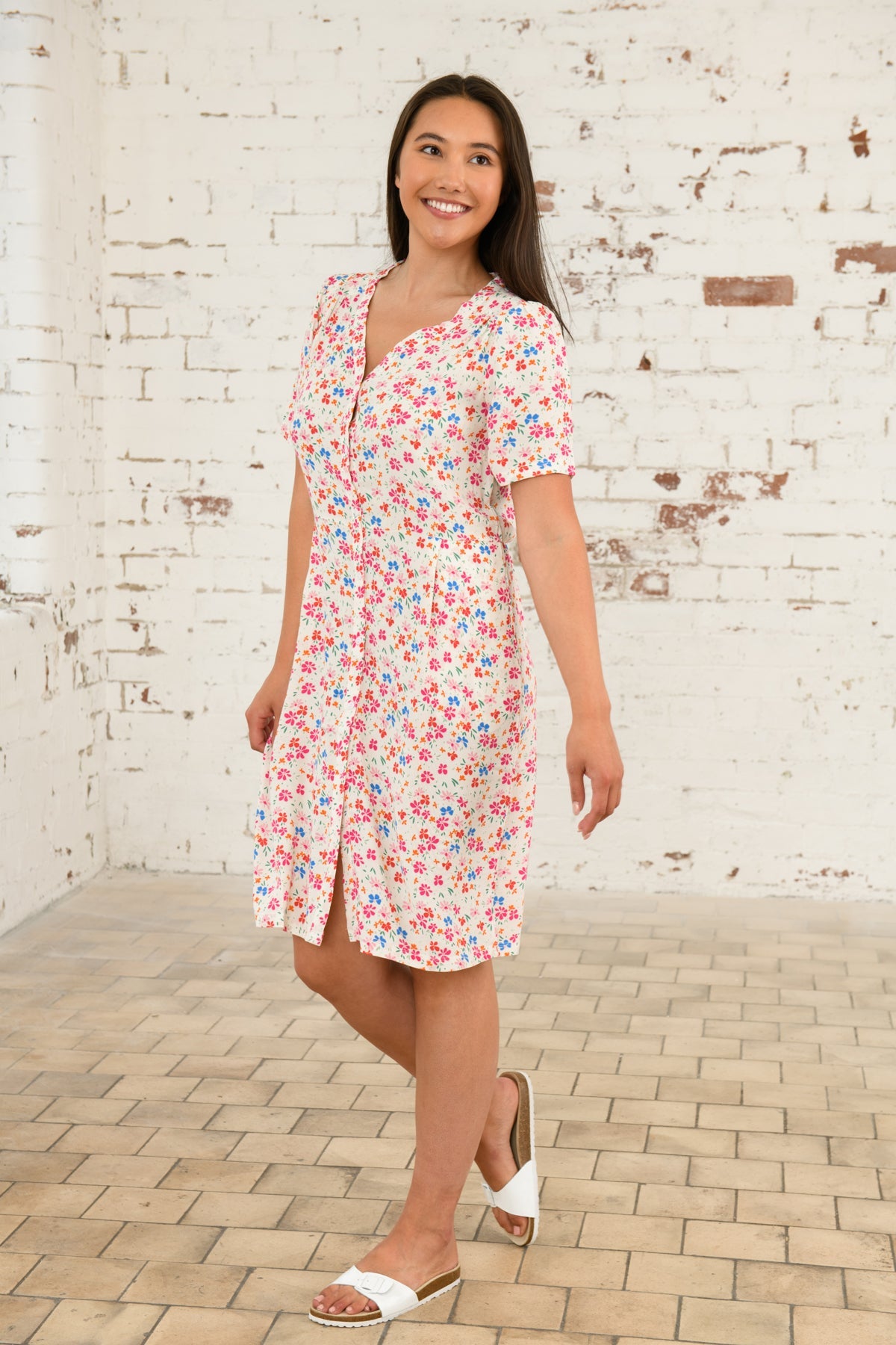 Frankie Dress - Summer Floral-Lighthouse