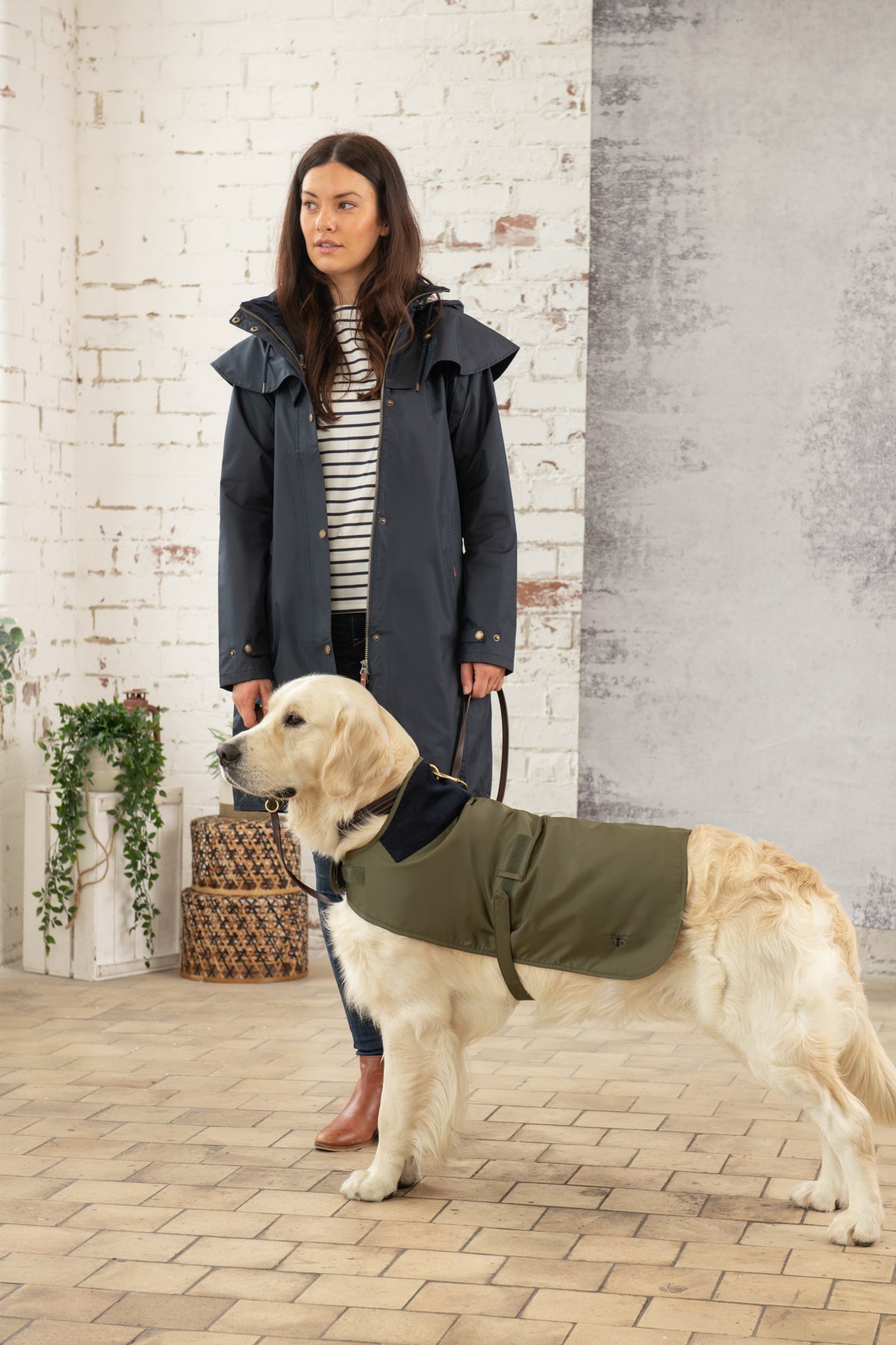 Heritage Dog Coat - Fern-Lighthouse