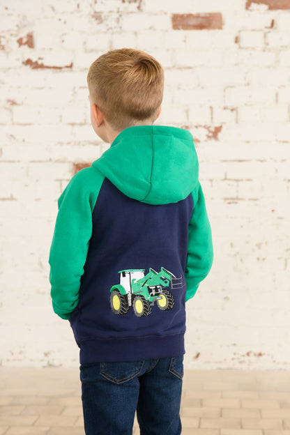 Jackson Full Zip Hoodie - Green Tractor-Lighthouse