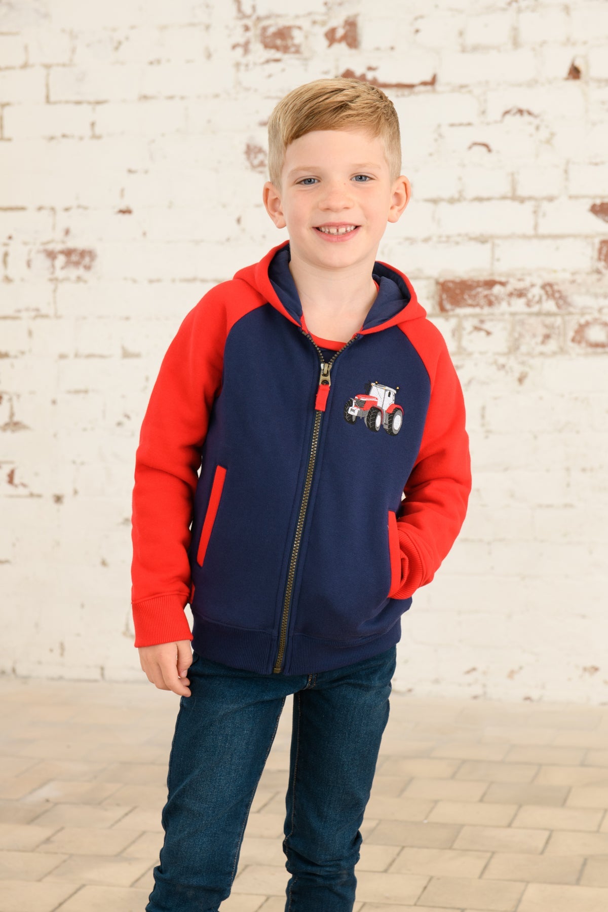 Jackson Full Zip Hoodie - Red Tractor-Lighthouse