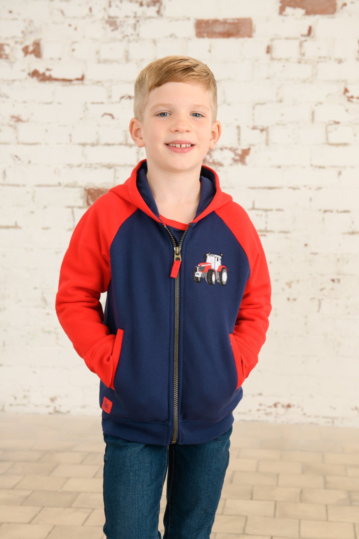 Jackson Full Zip Hoodie - Red Tractor-Lighthouse