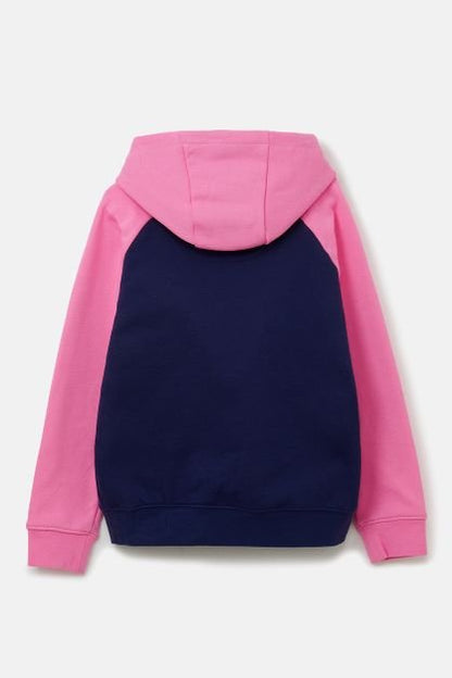 Jill Hoodie - Pink Tractor Appliqué-Lighthouse