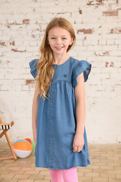 Lexie Dress - Soft Denim-Lighthouse