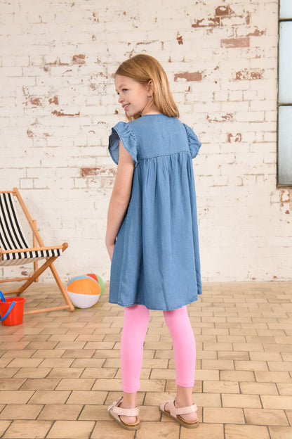 Lexie Dress - Soft Denim-Lighthouse