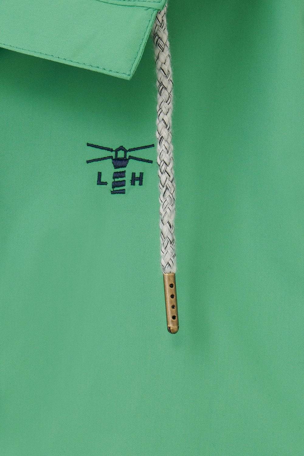 Long Beachcomber Jacket - Seagrass-Lighthouse