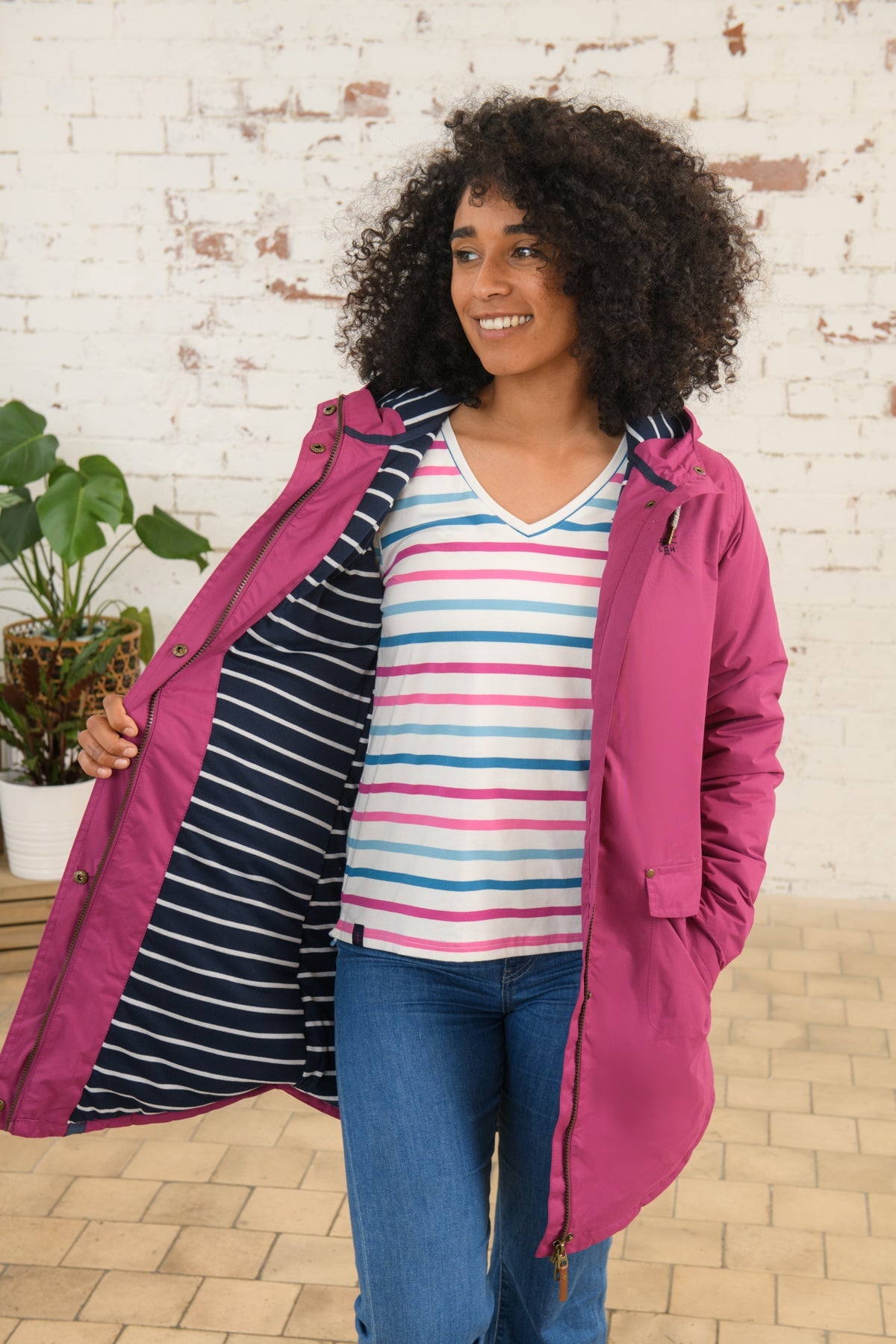 Long Iona Coat - Berry-Lighthouse