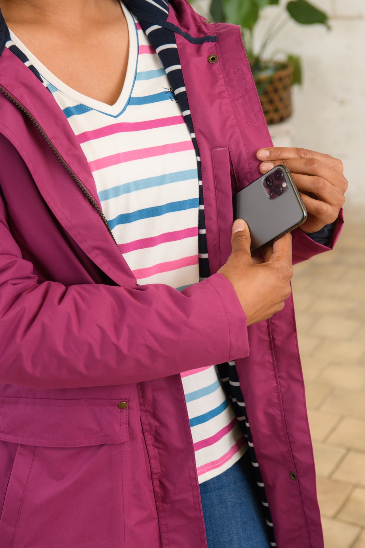 Long Iona Coat - Berry-Lighthouse