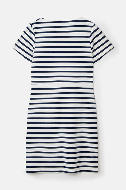 Lydia Dress - Cloud Midnight Stripe-Lighthouse
