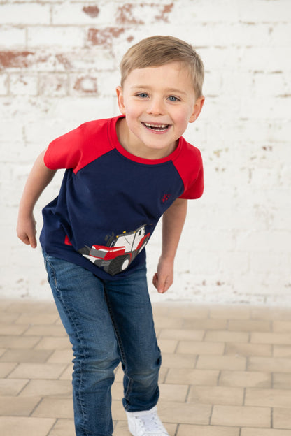 Mason Tee Shirt - Red Tractor - Lighthouse