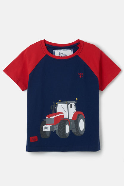 Mason Tee Shirt - Red Tractor - Lighthouse