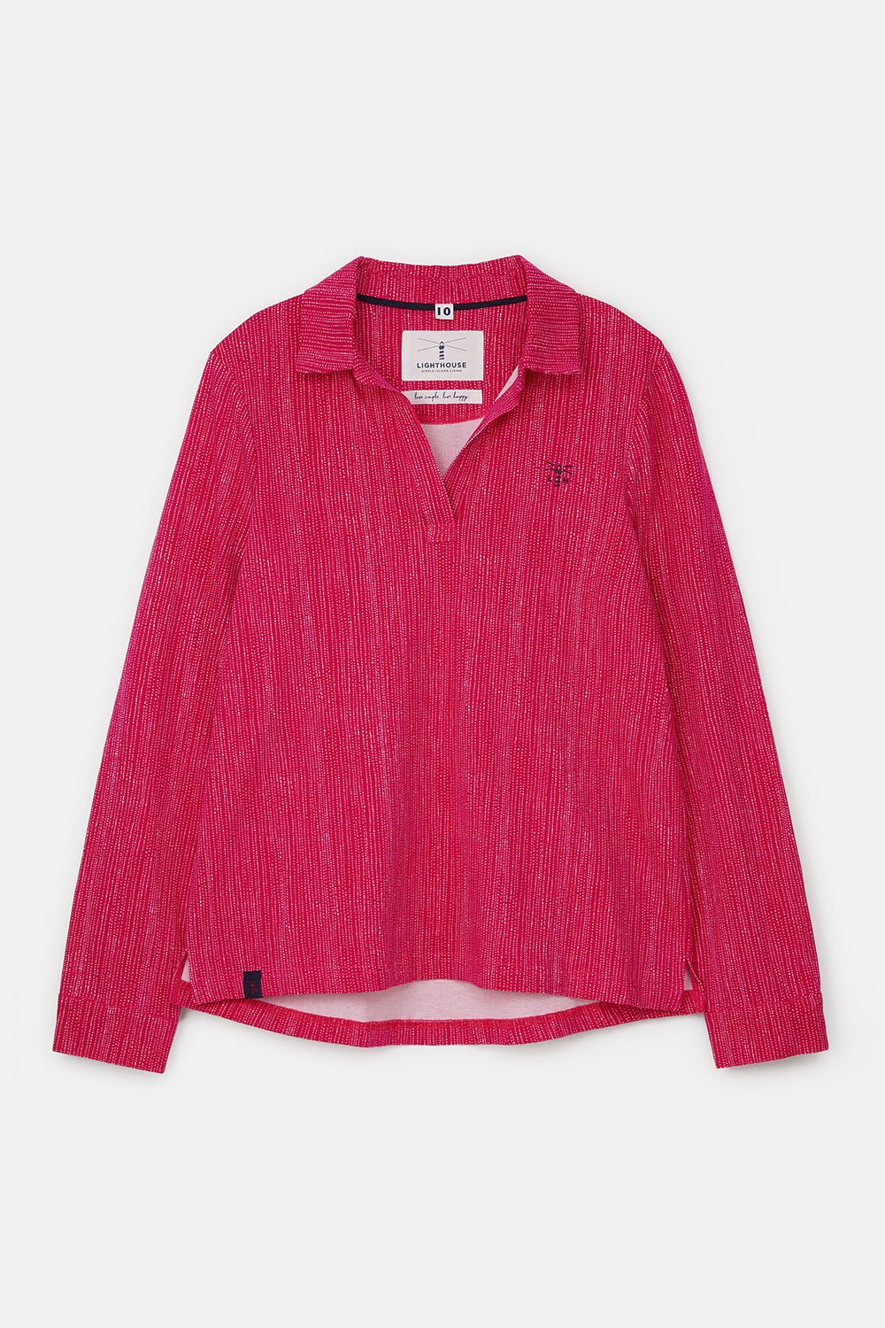 Maya Shirt - Raspberry Dash-Lighthouse