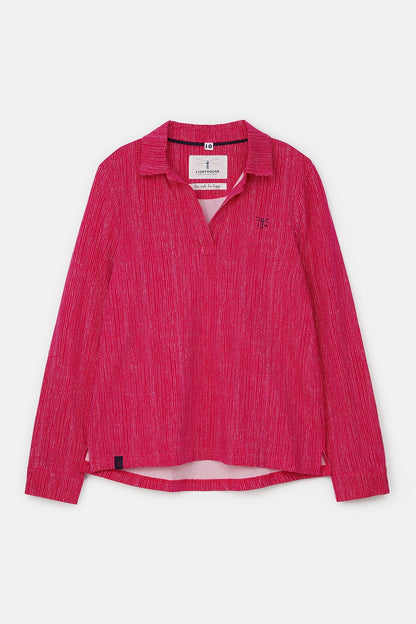 Maya Shirt - Raspberry Dash-Lighthouse