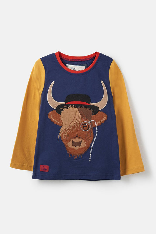 Oliver Top - Angus Highland Cow - Lighthouse