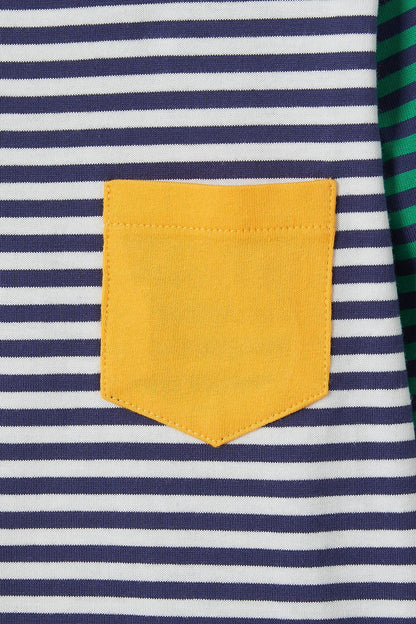 Oliver Top - Eclipse Stripe - Lighthouse