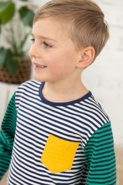 Oliver Top - Eclipse Stripe - Lighthouse