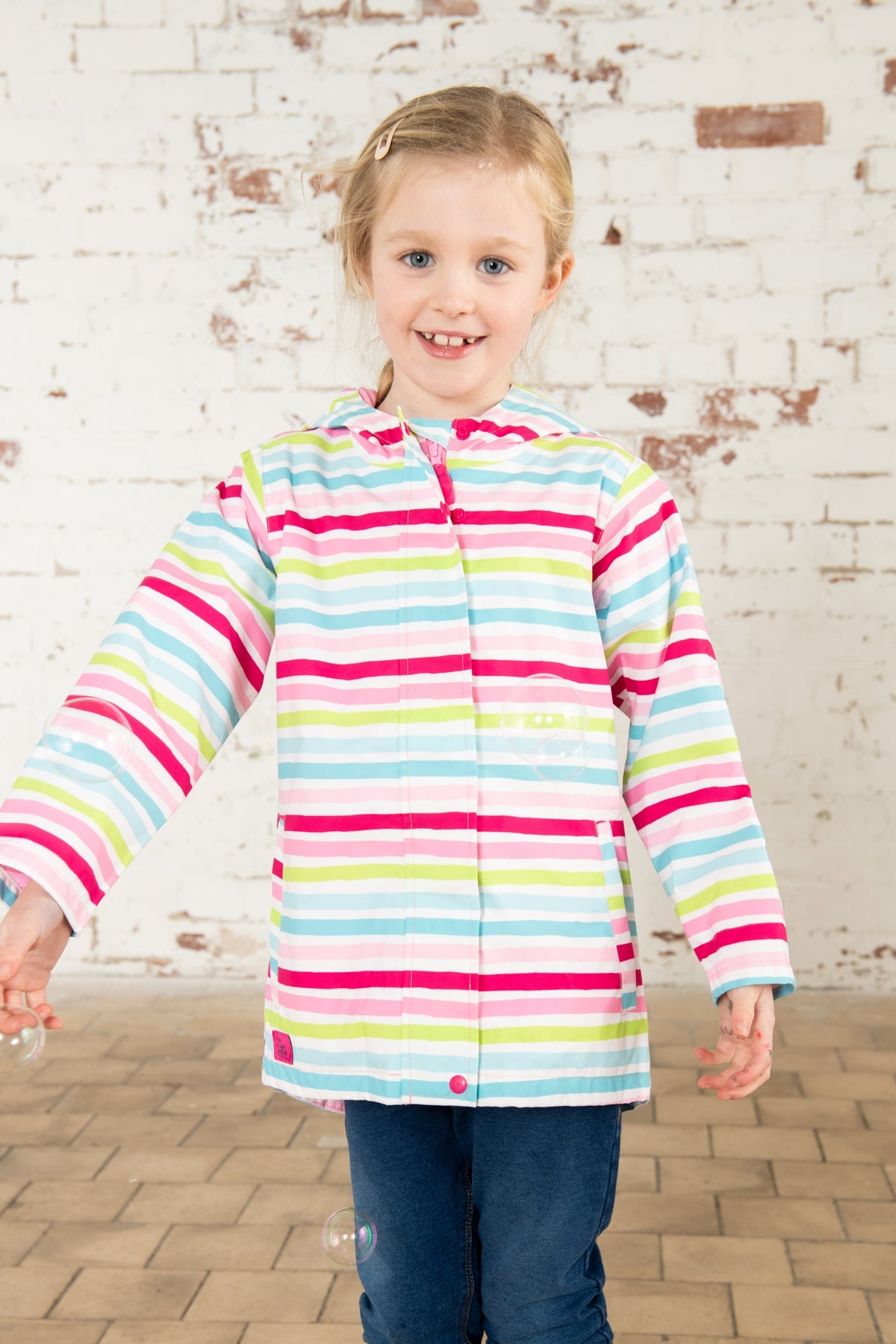 Olivia Jacket - Multi Stripe-Lighthouse