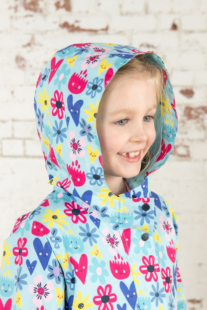 Olivia Jacket - Soft Turquoise Flower-Lighthouse