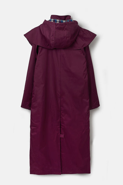 Outback Full Length Waterproof Raincoat - Plum-Lighthouse