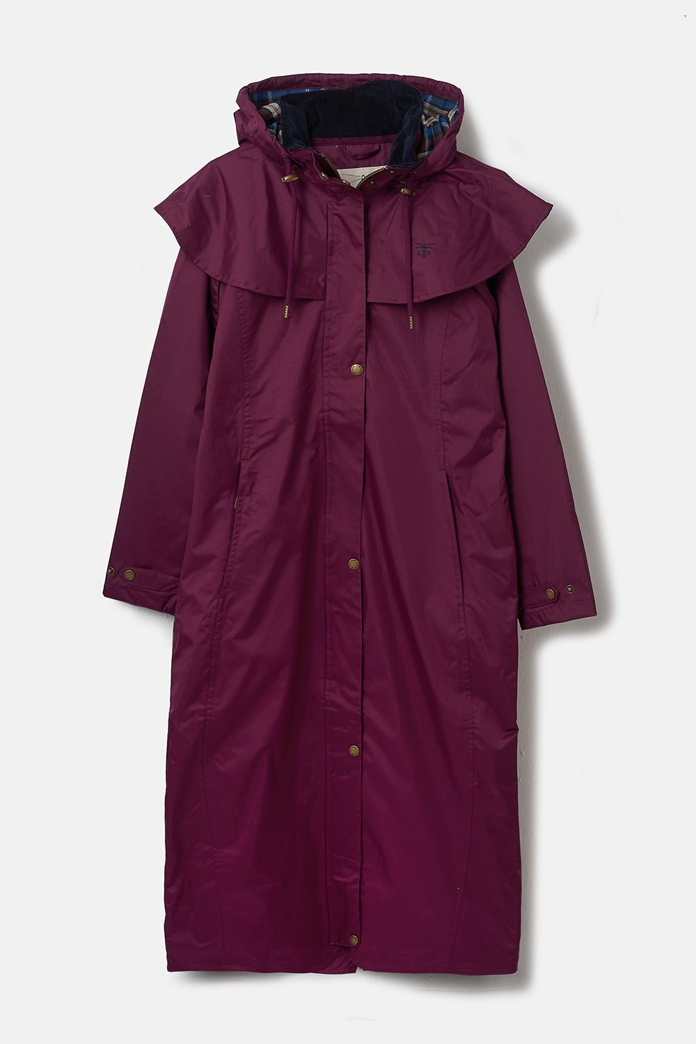 Outback Full Length Waterproof Raincoat - Plum-Lighthouse