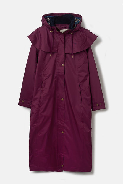 Outback Full Length Waterproof Raincoat - Plum-Lighthouse